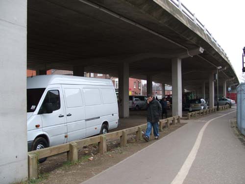 Under flyover