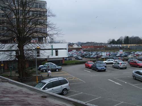 Unfinished backside of Anglia Square